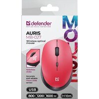 Мышь Defender Auris MB-027 (красный)