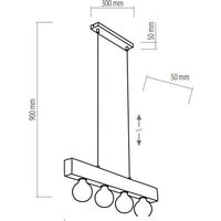 Подвесная люстра TK Lighting TKP2668