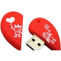 USB Flash SmartBuy Wild series Сердце 16GB (красный)
