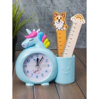 Настольные часы ILikeGift Rainbow unicorn 7050-02 (синий)
