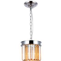 Подвесная люстра Ambrella light TR5102 CH/TI (хром/янтарь)