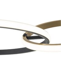 Подвесная люстра Escada Relation 10230/2LED (Black/Gold)