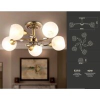 Люстра средней высоты Ambrella light TR TR3064