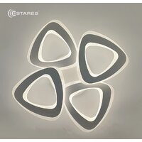 Припотолочная люстра Estares Room 80W 4TR-APP-530x530x90-WHITE/WHITE-220-IP20