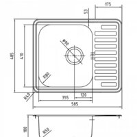 Кухонная мойка IDDIS Strit STR58SDi77