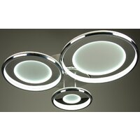 Люстра средней высоты BayerLux Karin 10553523 (хром)