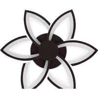Припотолочная люстра Ambrella light Acrylica FA448/6 CF