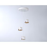 Подвесная люстра Ambrella light Techno Spot TN71249/3 WH/GD (белый/золото)