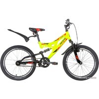 Детский велосипед Novatrack Shark 20 2020 20SS1V.SHARK.GN20 (зеленый)