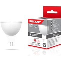 Светодиодная лампочка Rexant GU5.3 9.5 Вт 4000 К 604-052