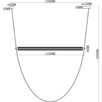 Подвесная люстра iLedex Rocks 2413M OR
