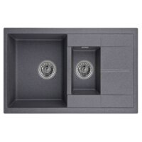 Кухонная мойка Granula 7802 (черный)