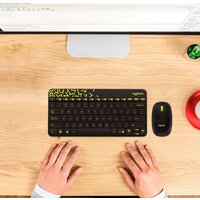 Офисный набор Logitech MK240 Nano 920-008198 (черный)