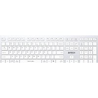 Клавиатура A4Tech Fstyler FBX50C (серебристый/белый)