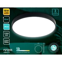 Светильник-тарелка Ambrella light FZ1205 (черный)