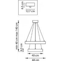 Подвесная люстра Lightstar Saturno 748117
