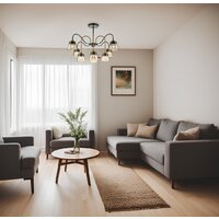 Подвесная люстра Escada 1147/8P (Black/Brass)