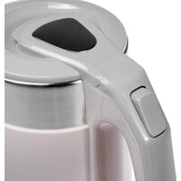 Электрический чайник HomeStar HS-1019 (стальной/розовый)