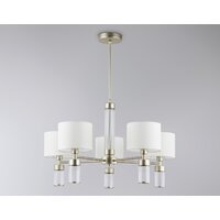 Подвесная люстра Ambrella light LH71301/5 CGD/WH (золото/белый)