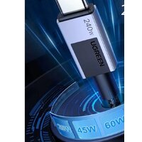 Кабель Ugreen L513 45067 USB Type-C - USB Type-C (1 м, черный)