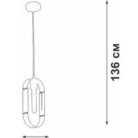 Подвесная люстра Vitaluce V4985-8/1S