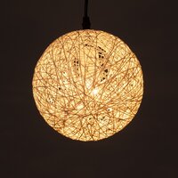 Подвесная люстра BayerLux Ротанг 7813725 (белый)