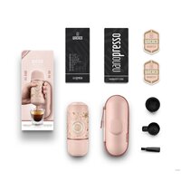 Ручная кофеварка WACACO Nanopresso Dark Soul Pink + Case