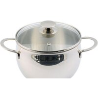 Кастрюля Кухар Магнолия Престиж со стеклянной крышкой 3.5 л