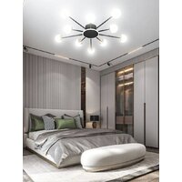 Припотолочная люстра Aitin Pro L73058/10C (черный/хром)
