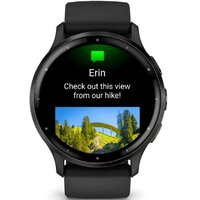 Умные часы Garmin Venu 3 (черный, с силиконовым ремешком)