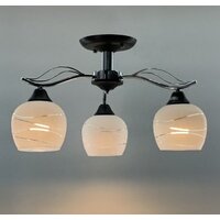 Люстра средней высоты Aitin Pro НПБ 02-3x60-105 S5119/3 (хром/черный)