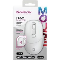Мышь Defender Feam MM-296 (белый)