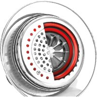 Аэрогриль (аэрофритюрница) CENTEK CT-1456 (красный)