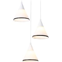 Подвесная люстра Ambrella light Traditional TR3167/3 WH/BK (белый/черный)