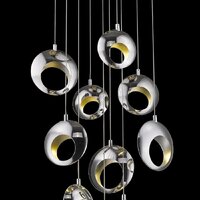 Люстра средней высоты DeLight Collection P98032 (chrome)