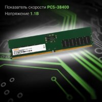Оперативная память Digma 16ГБ DDR5 4800 МГц DGMAD54800016S