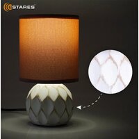Настольная лампа Estares Cofi 1xE14 R-120x220-CARAMEL-220-IP20