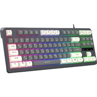 Клавиатура Оклик 711G (серый/белый)