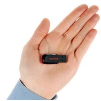 USB Flash SanDisk Cruzer Blade Black 128GB (SDCZ50-128G-B35)