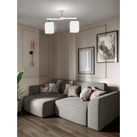 Люстра средней высоты Aitin Pro НПБ 02-2x60-101 N6788/2 (белый/хром)