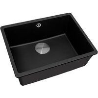 Кухонная мойка ZorG Fast 54 Premium black metallic