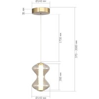 Подвесная люстра ST Luce SL6136.203.01