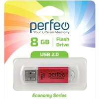 USB Flash Perfeo E01 8GB (красный)