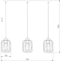 Подвесная люстра TK Lighting Galaxy New 4716