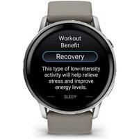 Умные часы Garmin Venu 4 45 мм (серебристый/серый)