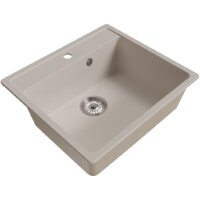 Кухонная мойка Mixline ML-GM15 551918 (белый)