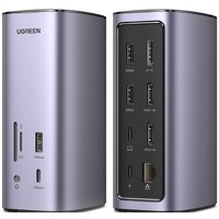Док-станция Ugreen USB C Triple Display Docking Station 12-in-1 90325