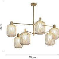 Подвесная люстра F-Promo Tokri 4603-6C
