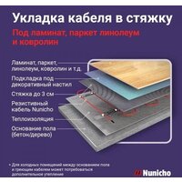 Нагревательный кабель Nunicho Etalon SHS 60 м 1200 Вт