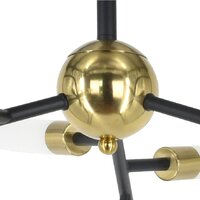 Подвесная люстра Mirastyle SL-21010/9 BK+BRASS+WG